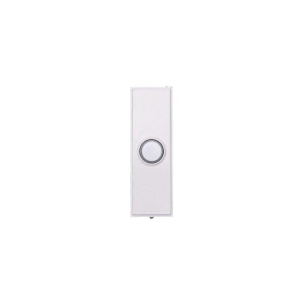 PB5011-W White Finish Lighted Wired Doorbell Push Button 