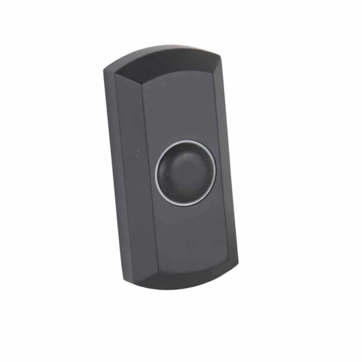 PB5012-FB Lighted Wired Doorbell Button Flat Black