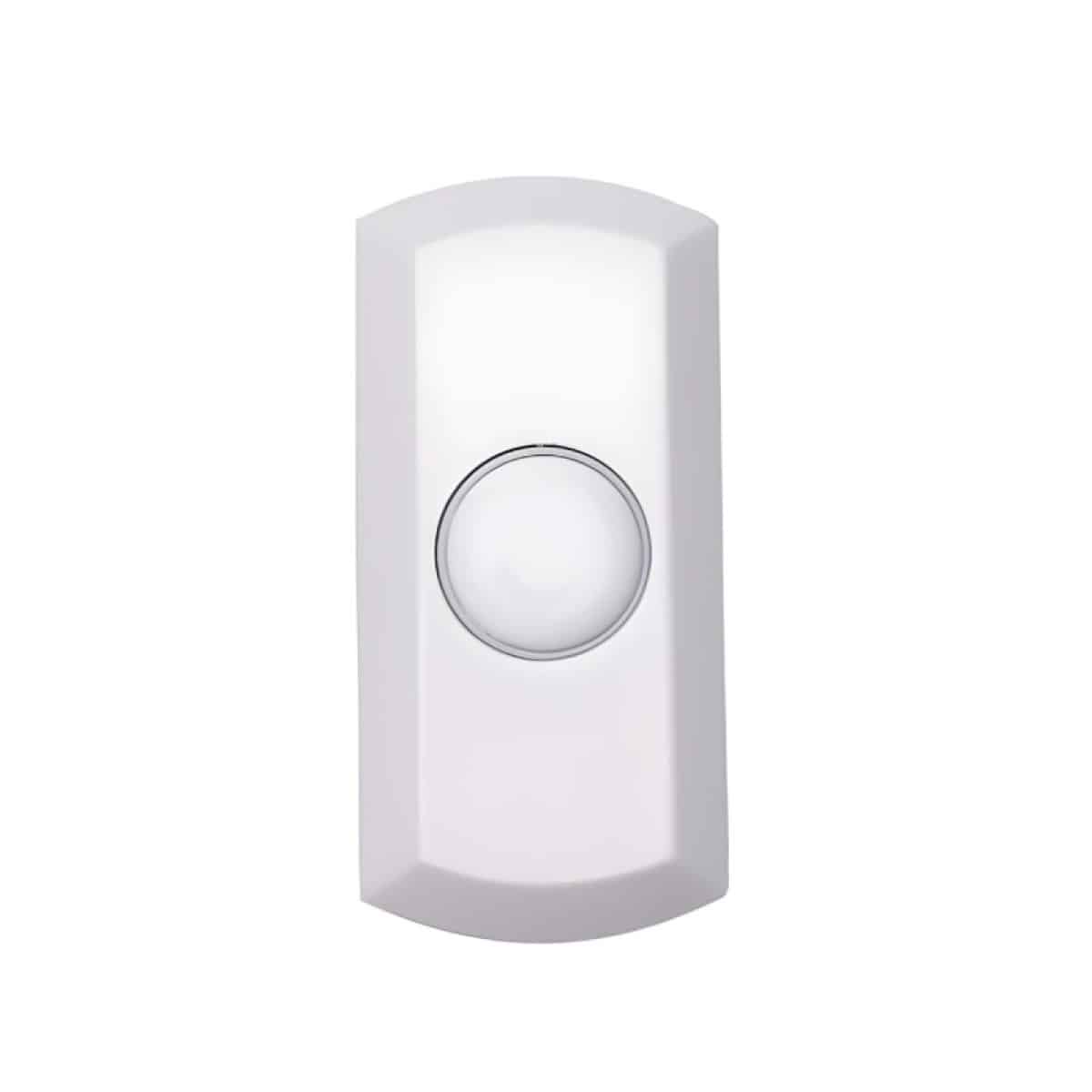 PB5012-W Surface Mount Lighted Push Button in White