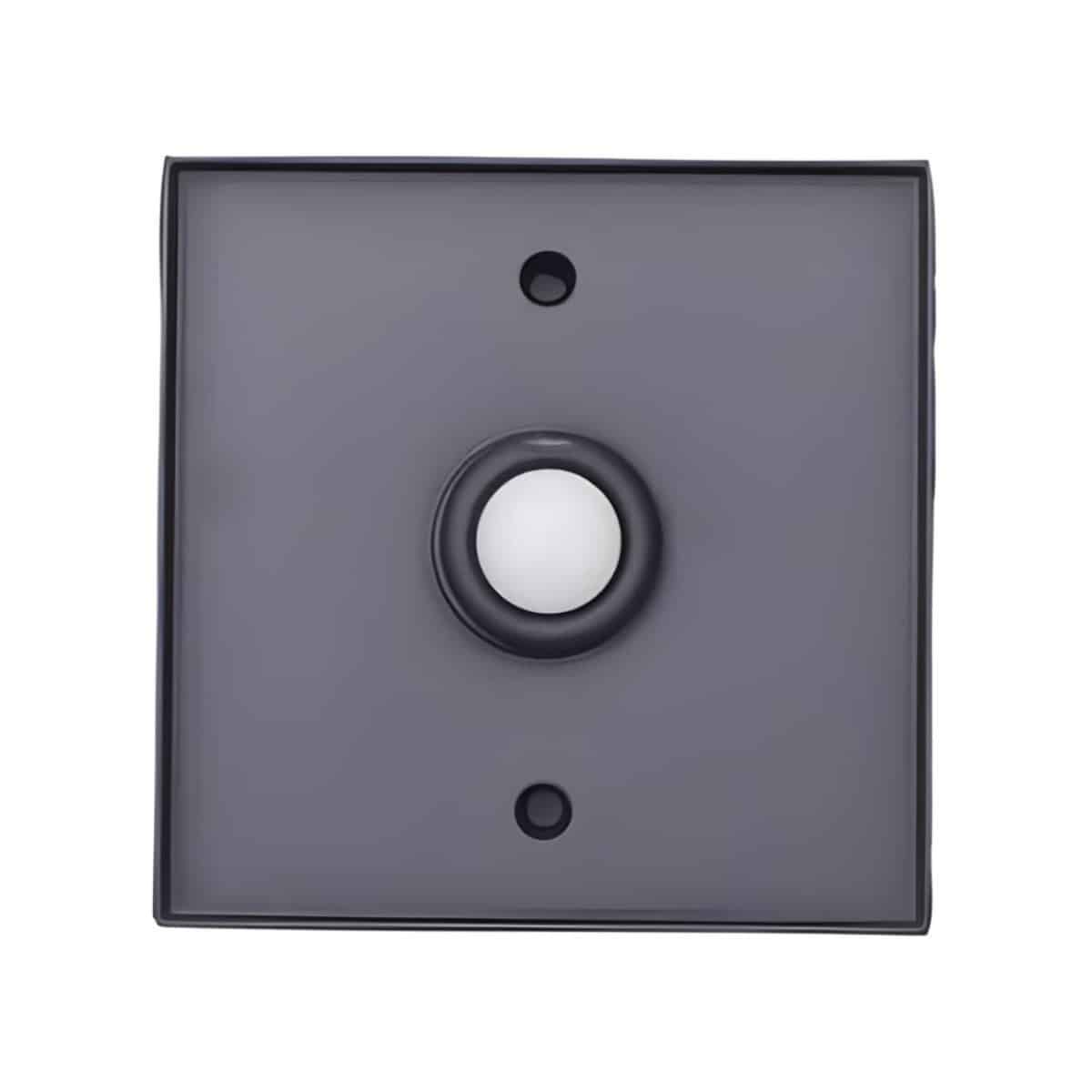 PB5016-FB Craftmade Recessed Mounted Lighted Push Button in Flat Black