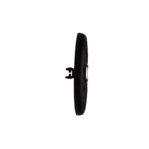 PBFLOWER Contemporary Circular Flower Wired Lighted Doorbell Button Profile View 