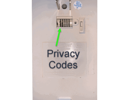 RC3253 Carlon Wireless Door Chime Privacy Code RC3253 Carlon Wireless Door Chime Privacy Code