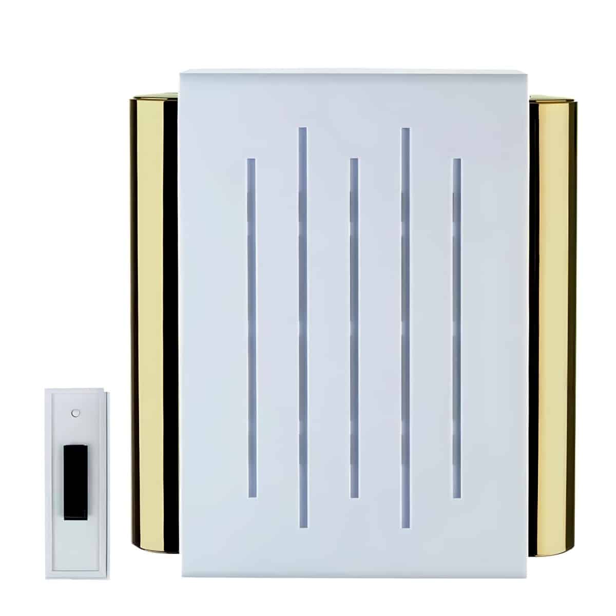 RC3304F Wireless Battery Powered Door Chimes Stylish White