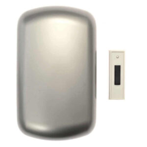 RC3423 Silver Door Chime Wireless Kit by Carlon