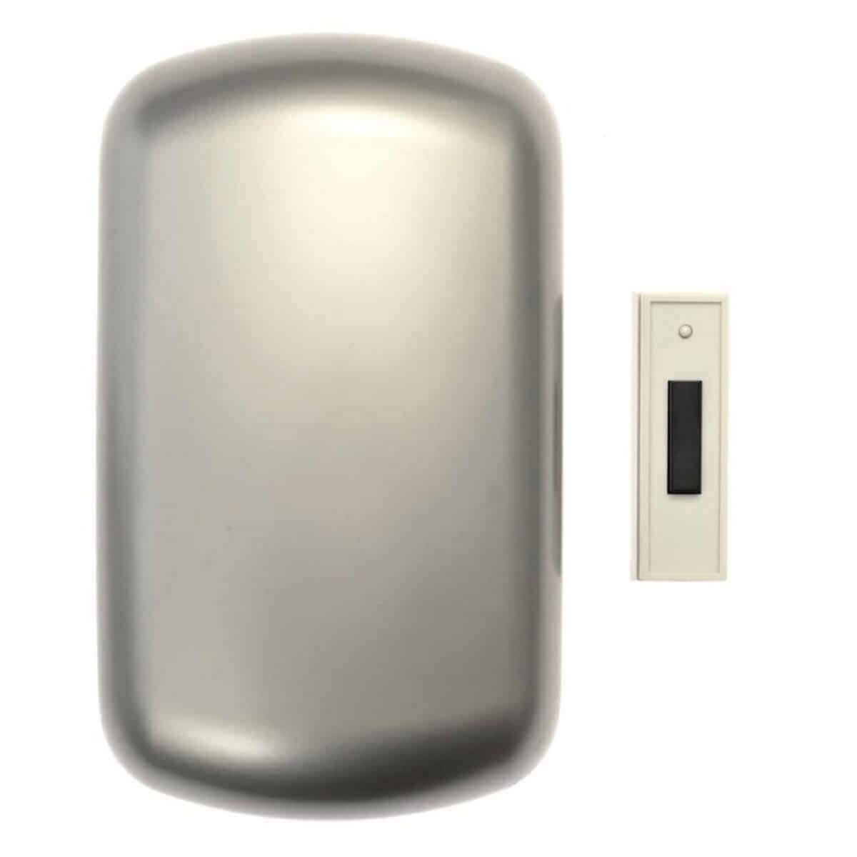 RC3423 Silver Door Chime Wireless Kit by Carlon