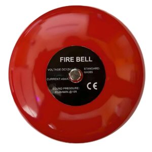 SS-FIREBELL-12V Fire Alarm Bell View Of Front of Product 