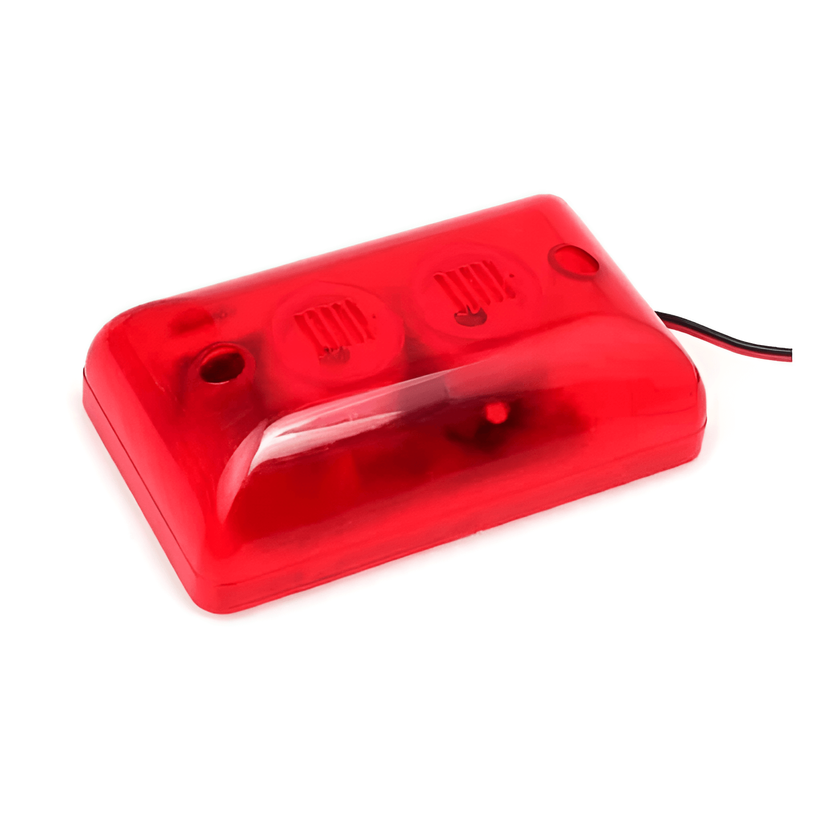 SS-STROBESIREN-R 12V DC Strobe Siren Combo Red Side