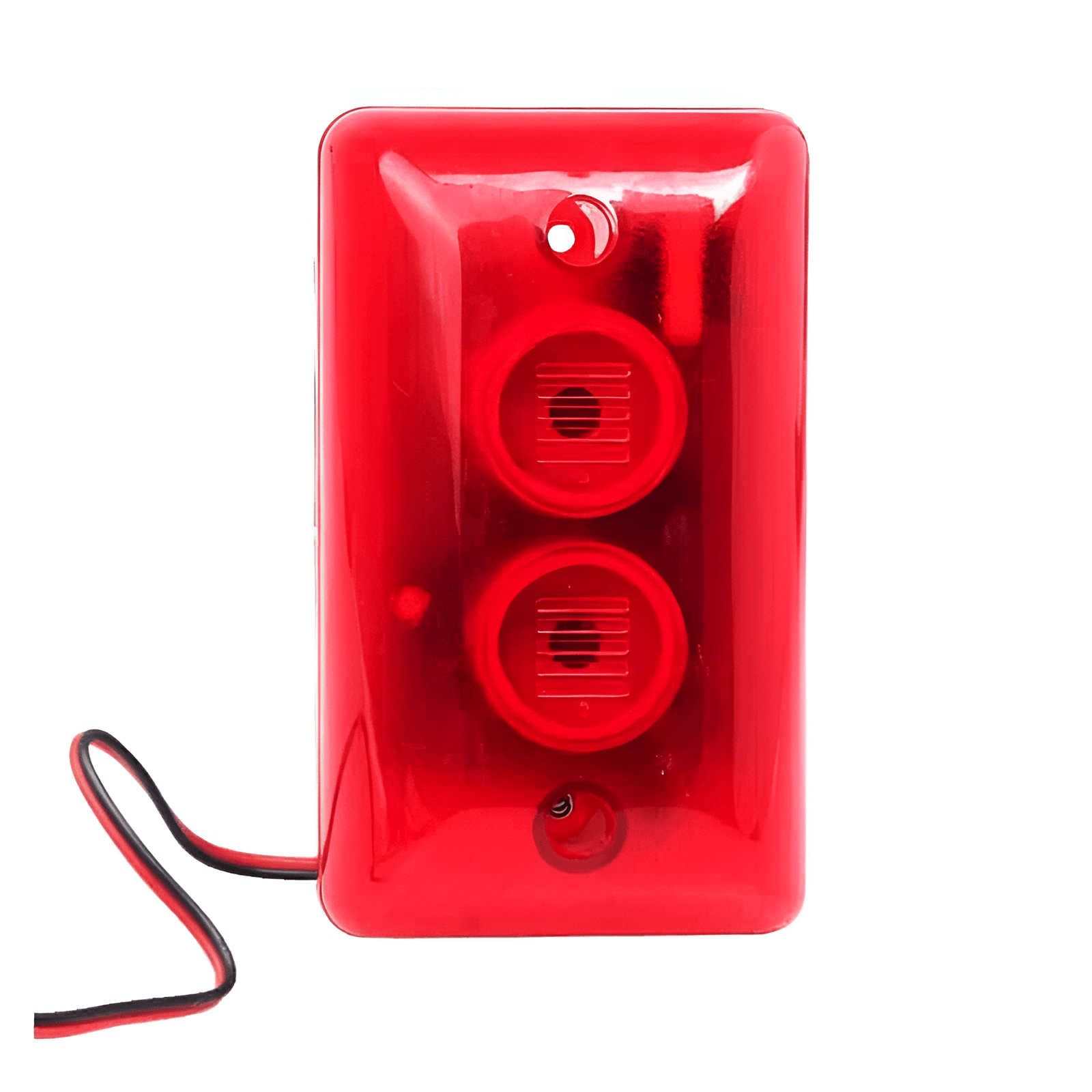SS-STROBESIREN-R 12V DC Strobe Siren Combo Red