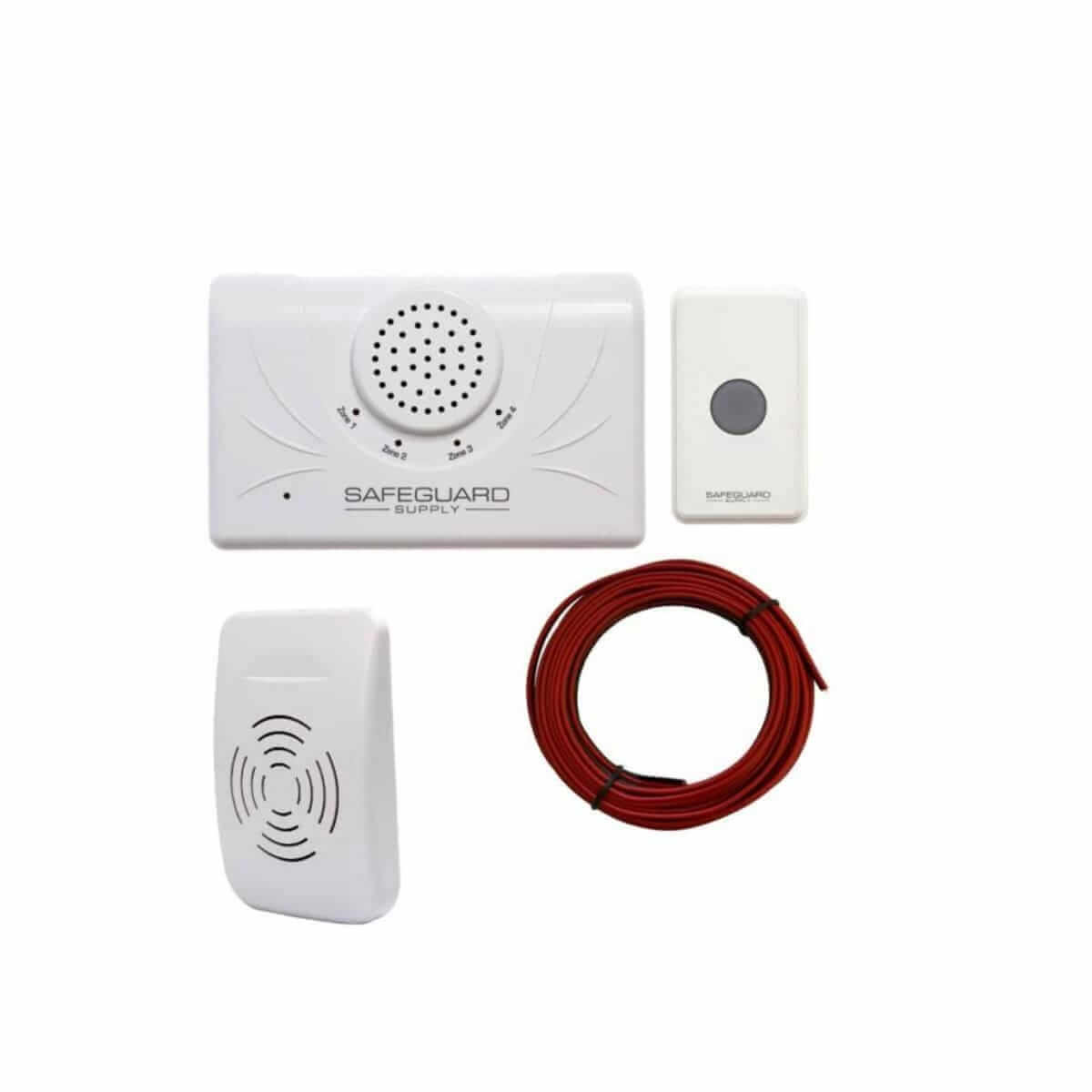 WDK-ERA-PSIREN-W Doorbell Kit for Warehouse With Very Loud Siren that Has Volume Control Great for Loud Locations