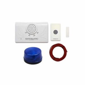 WDK-ERA-STROBE Warehouse Doorbell With Strobe – Entrance Alert Chime for Businesses Bluer Strobe Light 